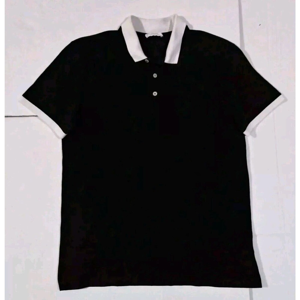 Versace Collection Logo Polo Shirt Mens Black X-Large